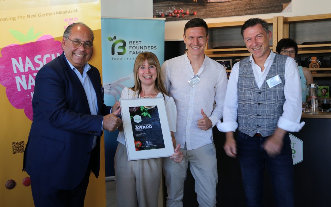 NaschNatur triumphiert als Gewinner des Best Food Founder Award 2023